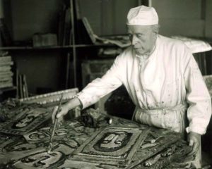 Rouault in his studio, 1953