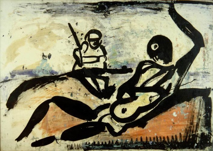 Projet pour Ubu colon, vers 1917