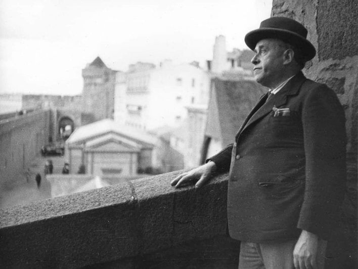 Georges Rouault on the walls of Saint-Malo
Photograph by Pierre Matisse