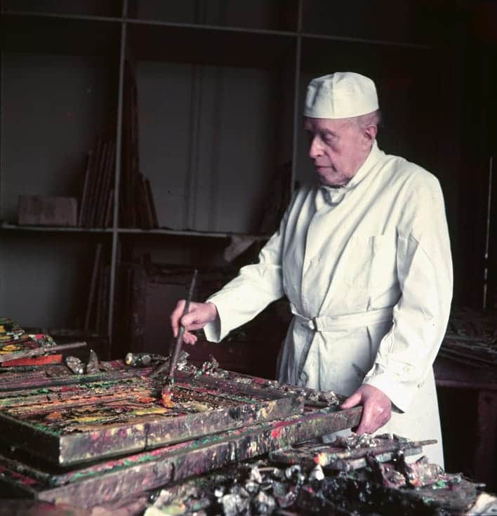 Rouault in his studio, 1953