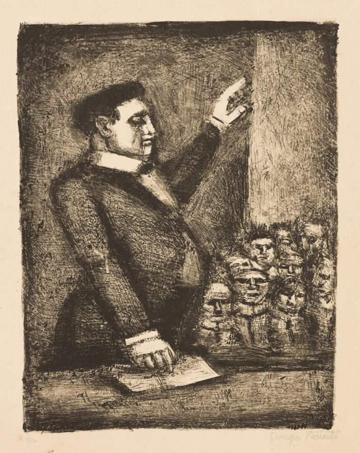 Grotesques : Le Tribun, état 3, 19XX