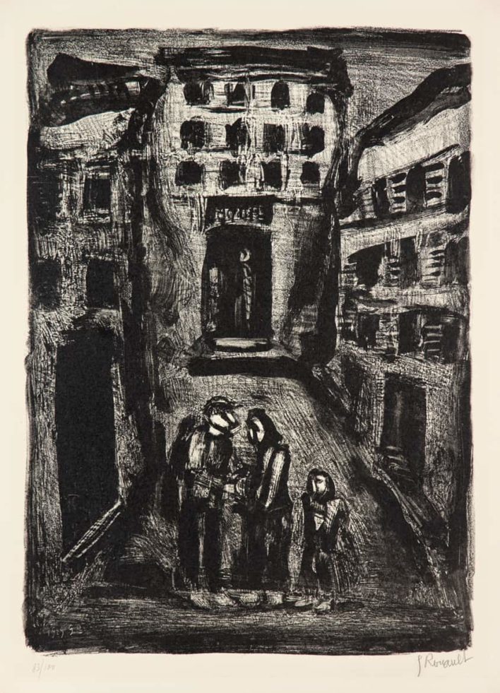 La petite banlieue – Faubourg des longues peines : Dans la rue, 1929