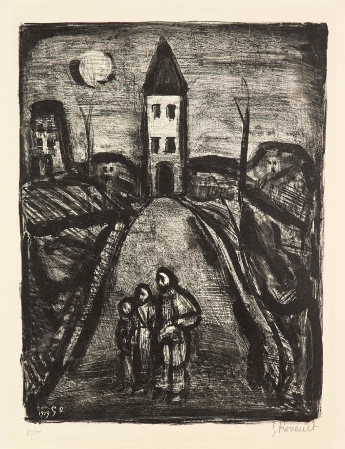 La petite banlieue – Faubourg des longues peines : La pauvre église, 1929