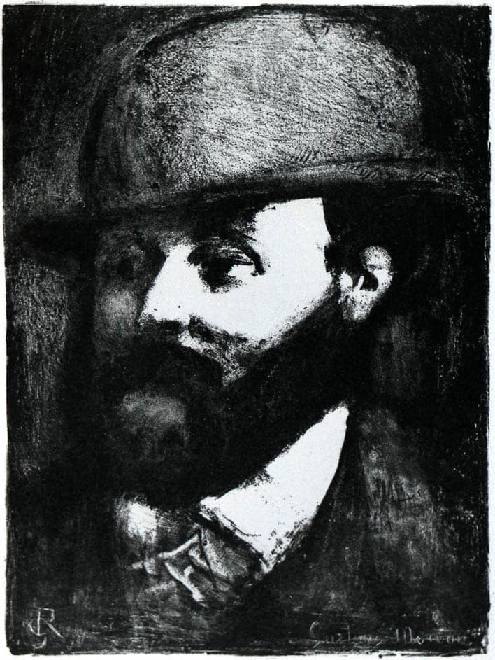 Portrait of Gustave Moreau by Georges Rouault